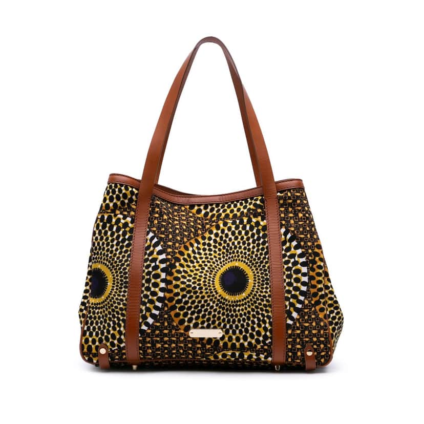 Burberry Medium Canvas Summer Sun Havenmore Tote Brown Canvas Good condition - Front View