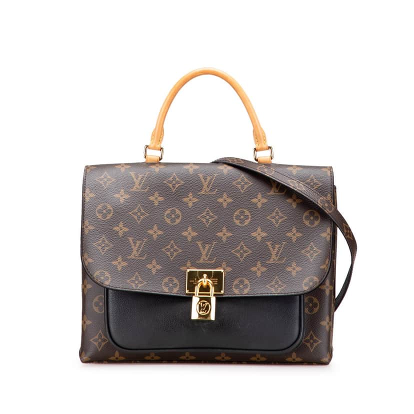 Louis Vuitton Monogram Marignan Brown Canvas Very good condition - Front View