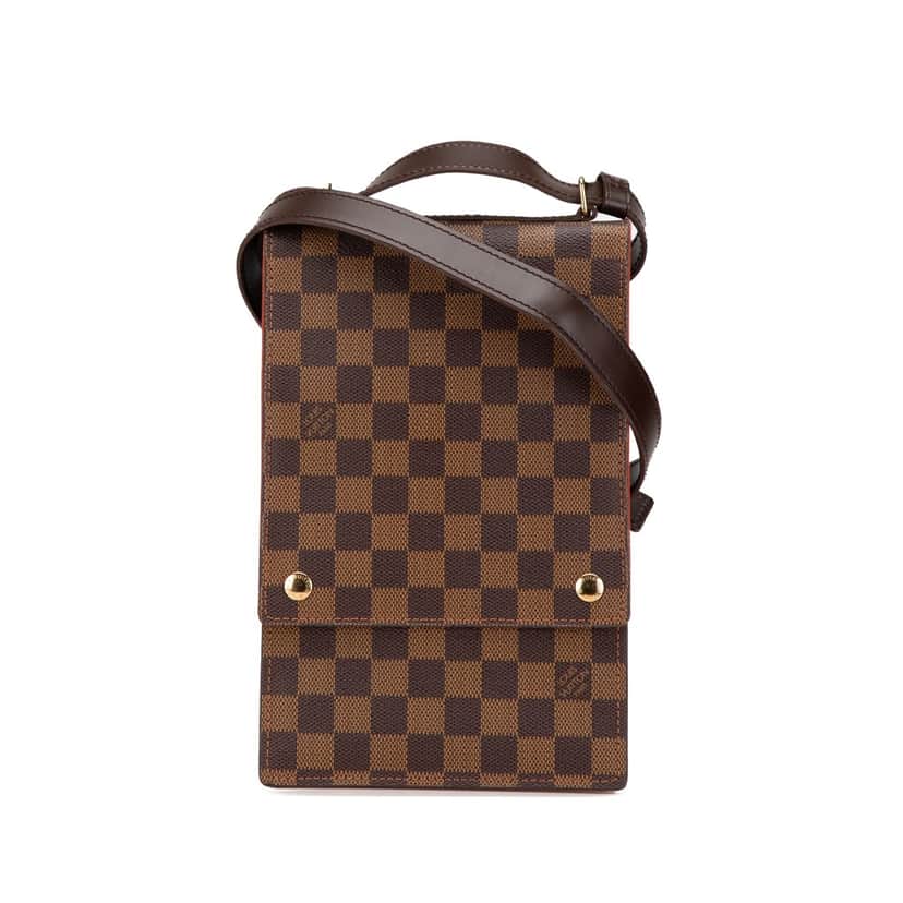Louis Vuitton Damier Ebene Portobello Brown Canvas Very good condition - Front View