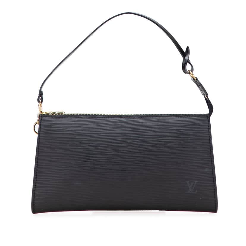 Louis Vuitton Epi Pochette Accessoires Black Leather Good condition - Front View