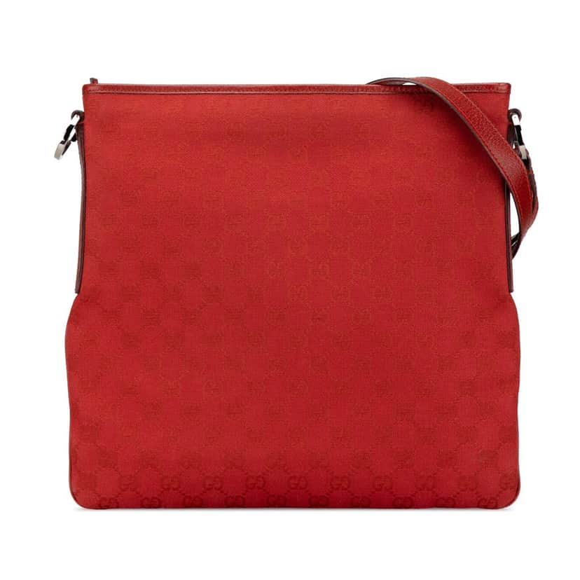 Gucci GG Canvas Crossbody Red Canvas Good condition - Front View