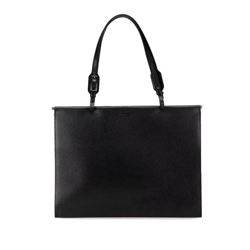 Gucci Leather Tote Black Leather Good condition - Front View