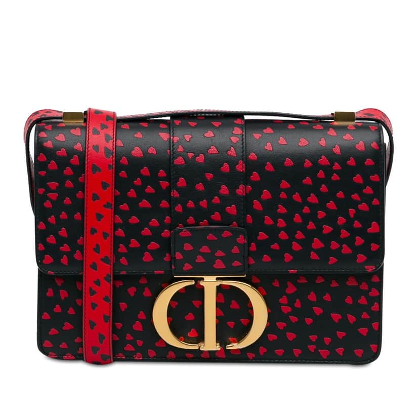 Dior I Love Paris 30 Montaigne Flap Blue Leather Good condition - Front View