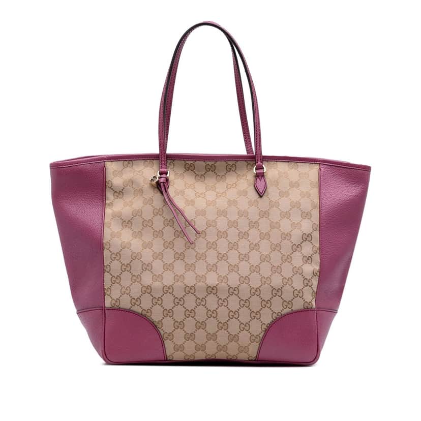 Gucci GG Canvas Bree Tote Brown Canvas Good condition - Front View