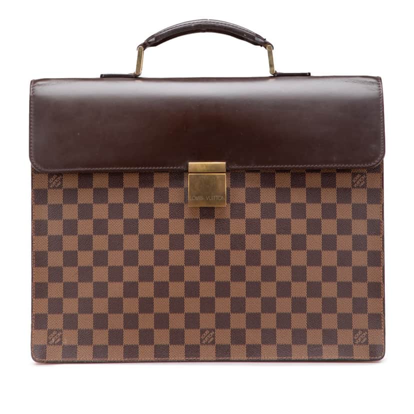 Louis Vuitton Damier Ebene Altona PM Brown Canvas Good condition - Front View