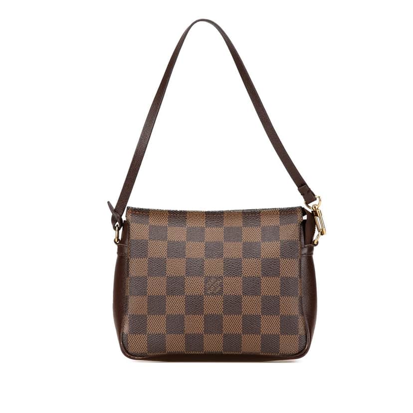 Louis Vuitton Damier Ebene Trousse Pochette Brown Canvas Good condition - Front View