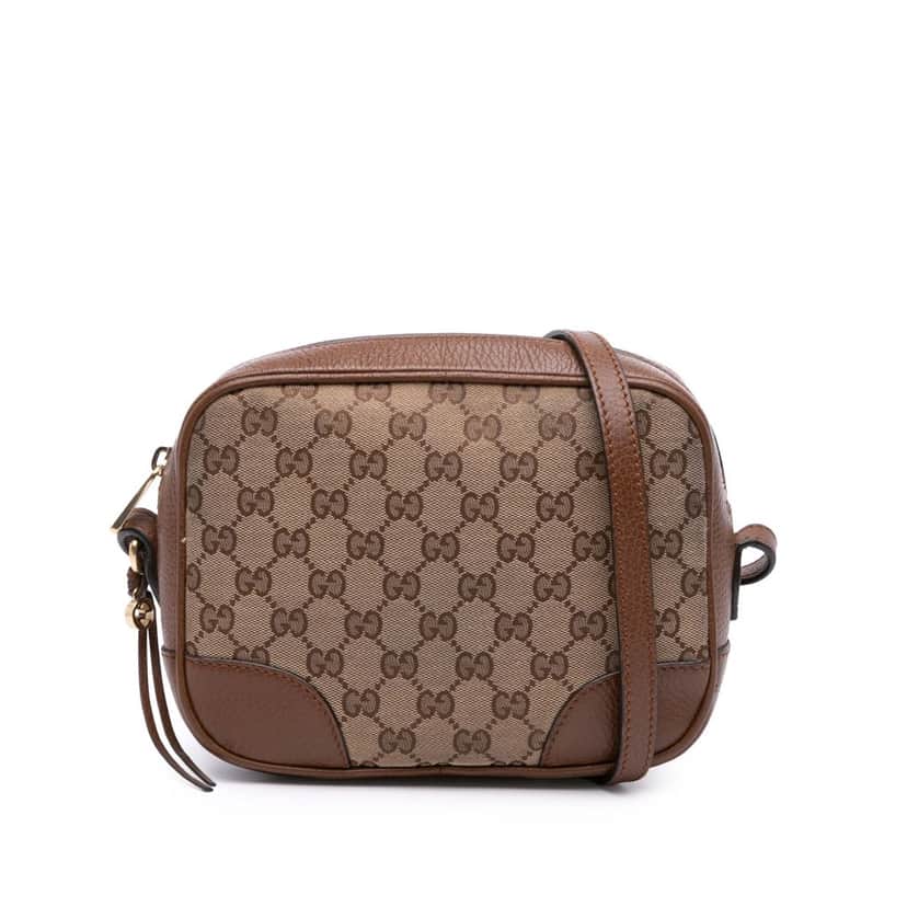 Gucci GG Canvas Bree Crossbody Brown Canvas Good condition - Front View