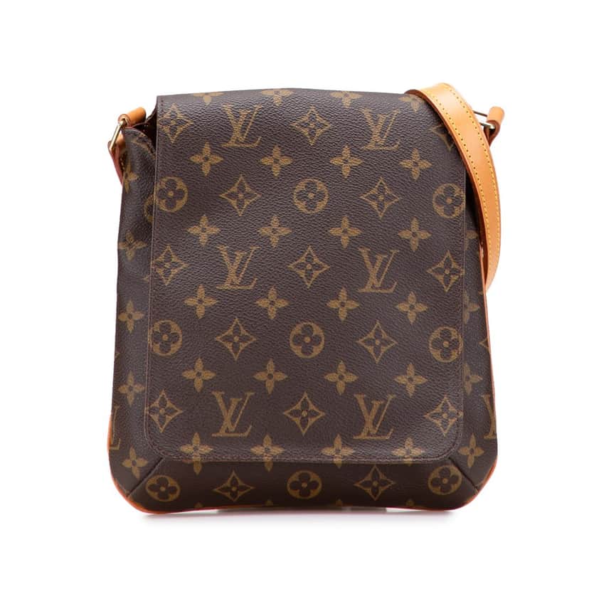 Louis Vuitton Monogram Musette Salsa Short Strap Brown Canvas Good condition - Front View