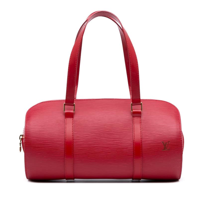 Louis Vuitton Epi Soufflot Red Leather Good condition - Front View