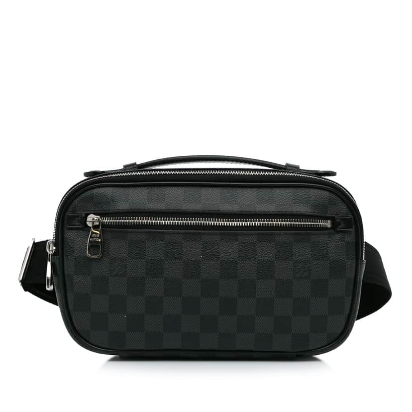 Louis Vuitton Damier Graphite Ambler Black Canvas Good condition - Front View