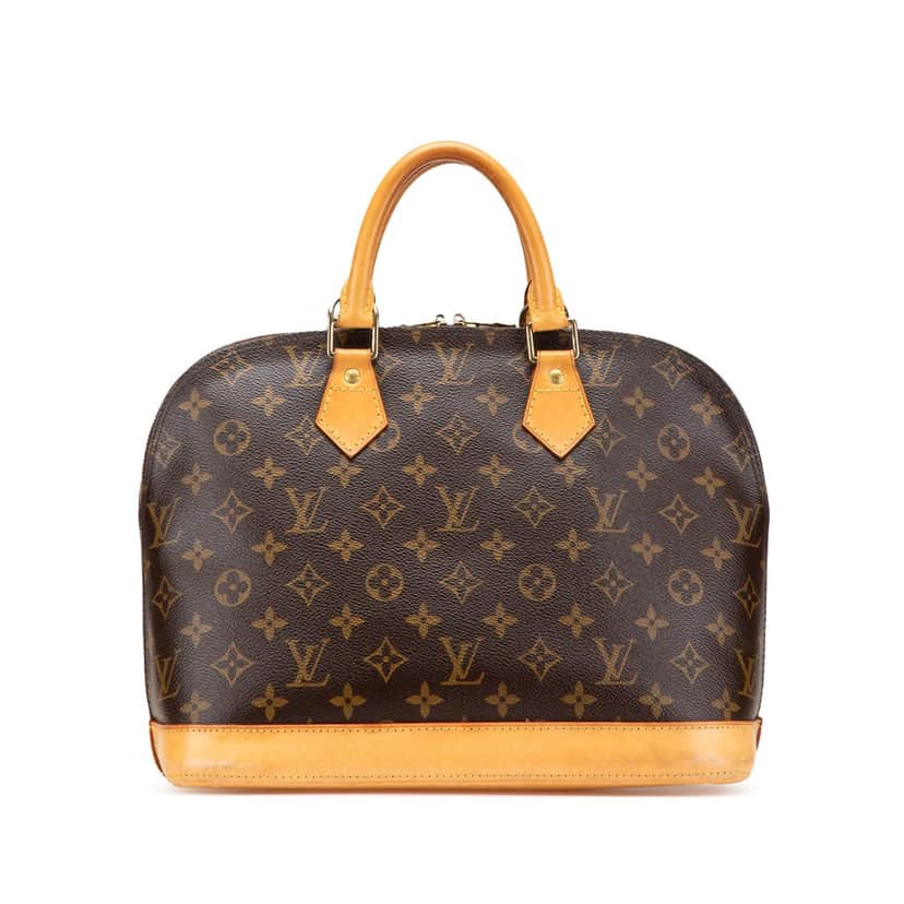 Louis Vuitton Monogram Alma PM Brown Canvas Good condition - Front View