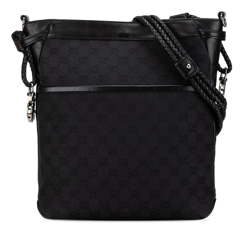 Gucci GG Canvas Crossbody Black Canvas Good condition - Front View