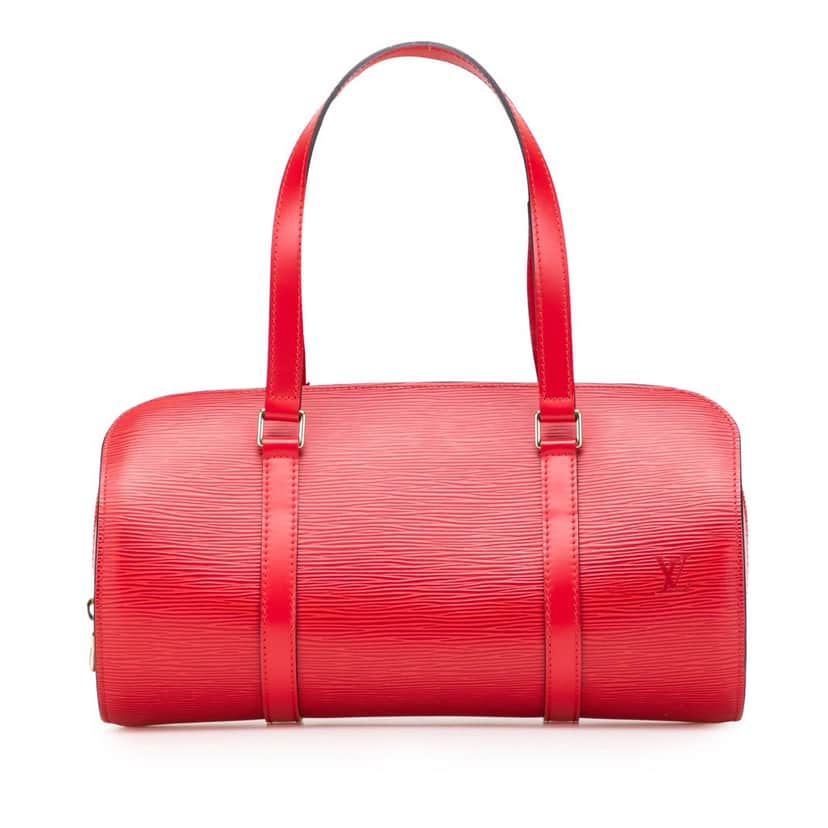 Louis Vuitton Epi Soufflot Red Leather Good condition - Front View