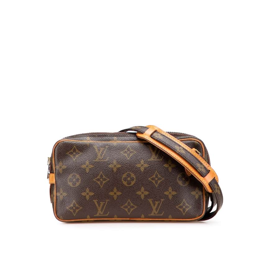 Louis Vuitton Monogram Pochette Marly Bandouliere Brown Canvas Good condition - Front View