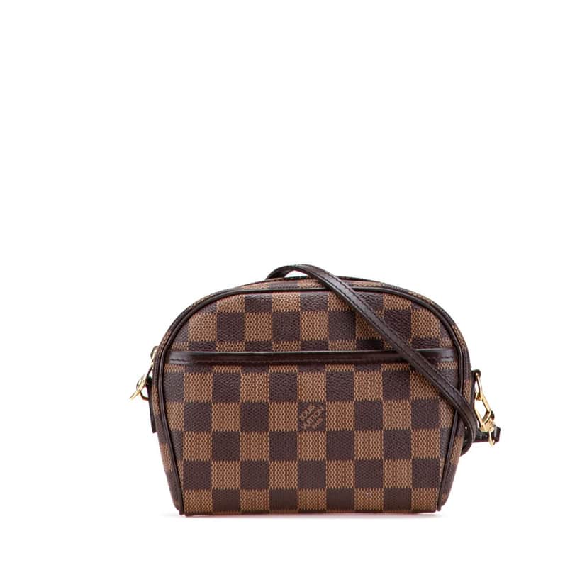 Louis Vuitton Damier Ebene Ipanema Pochette Brown Canvas Good condition - Front View