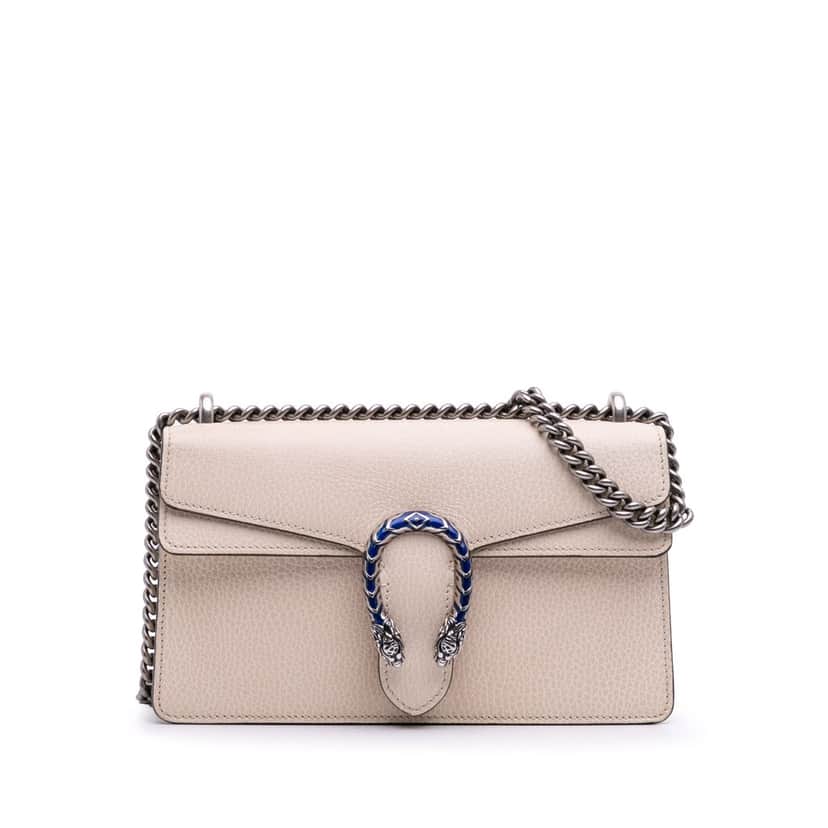 Gucci Small Leather Dionysus Crossbody Brown Leather Good condition - Front View