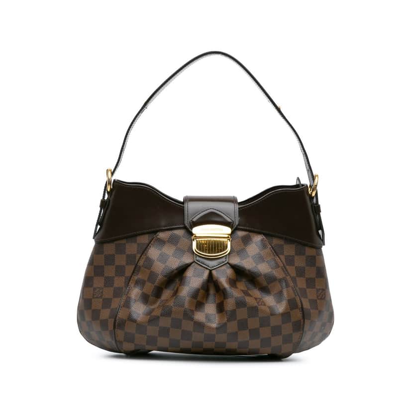 Louis Vuitton Damier Ebene Sistina MM Brown Canvas Good condition - Front View