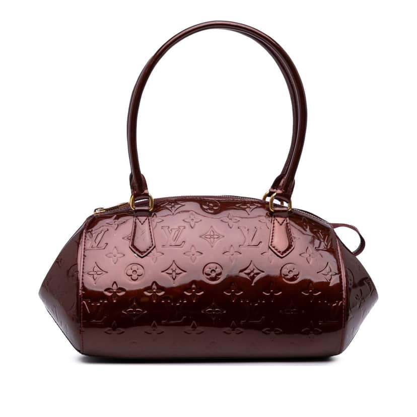 Louis Vuitton Monogram Vernis Sherwood PM Red Leather Good condition - Front View