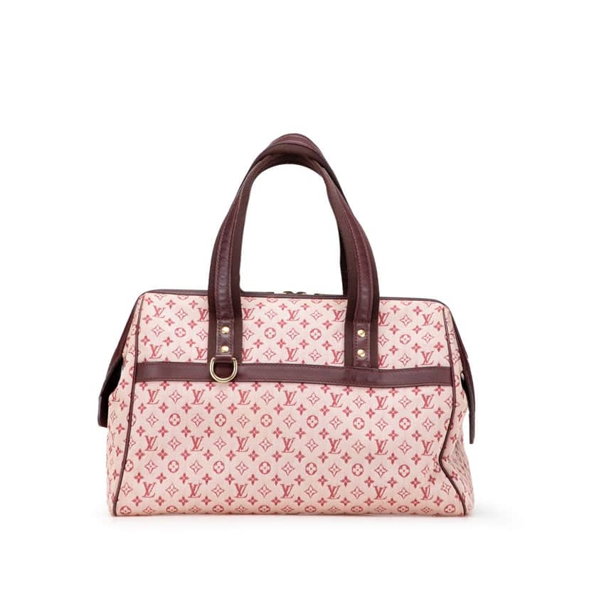 Louis Vuitton Monogram Mini Lin Josephine GM Red Canvas Fair condition - Front View