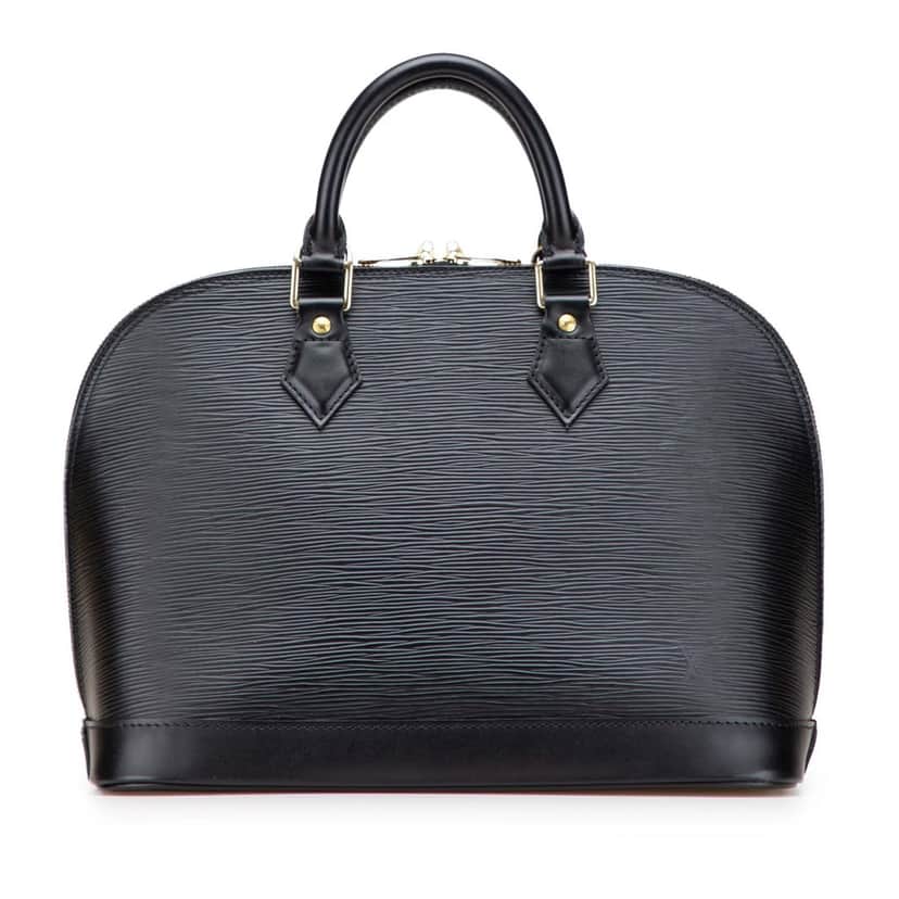 Louis Vuitton Epi Alma PM Black Leather Good condition - Front View