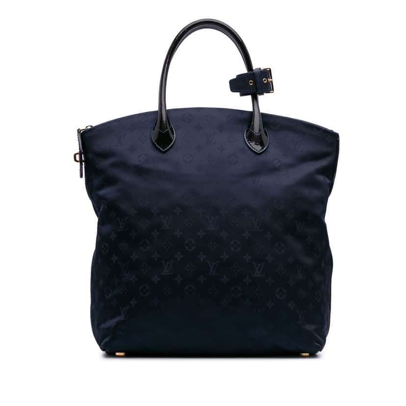 Louis Vuitton Monogram Nylon Desire Lockit Vertical MM Blue Good condition - Front View