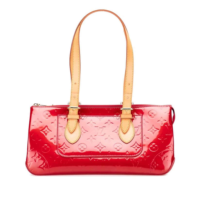 Louis Vuitton Monogram Vernis Rosewood Avenue Red Leather Good condition - Front View