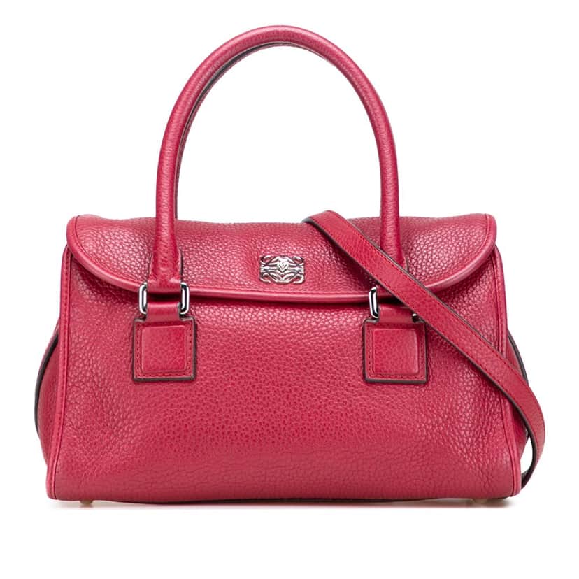 Loewe Leather Alamo 28 Red Leather Good condition - Front View