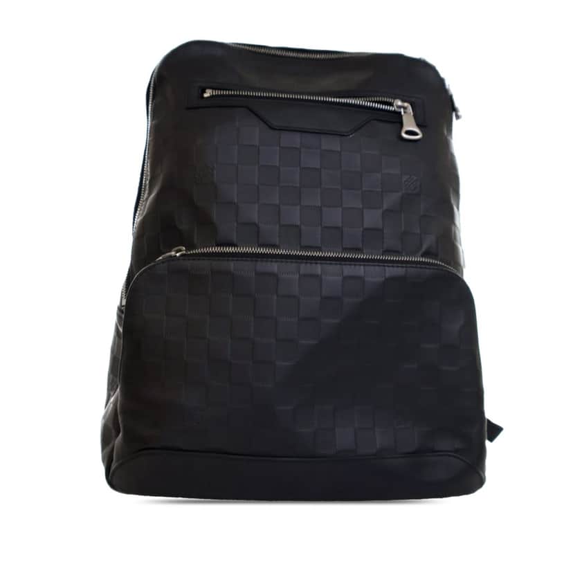 Louis Vuitton Damier Infini Avenue Backpack Black Leather Good condition - Front View
