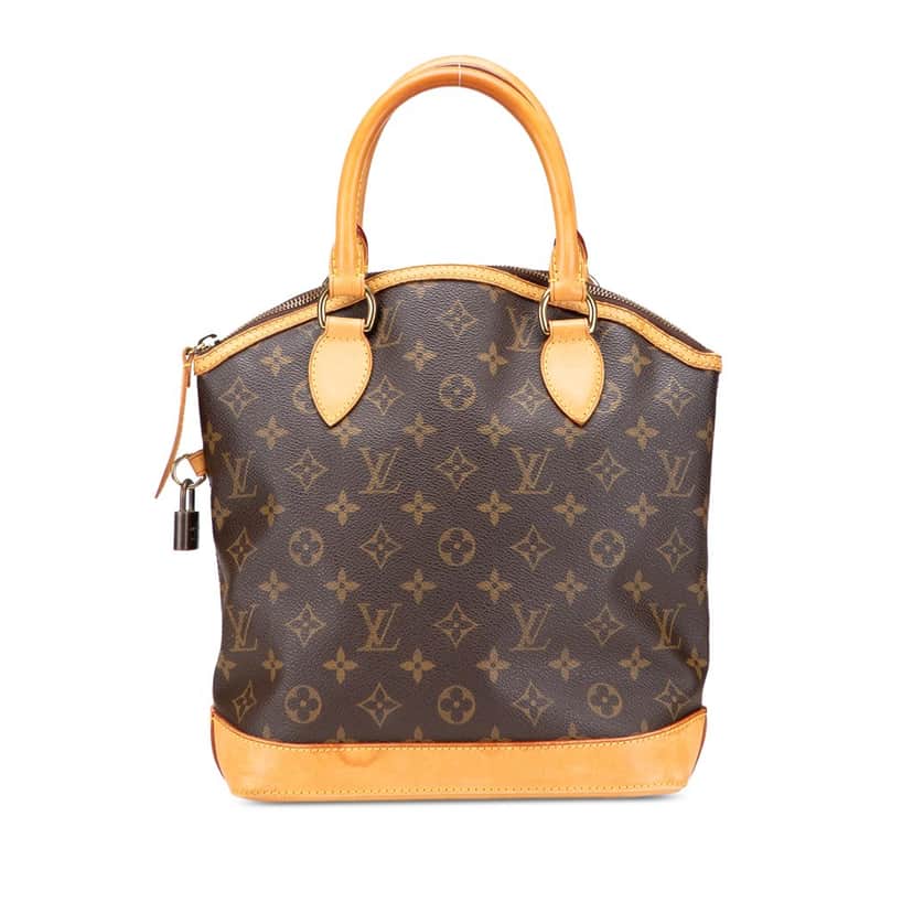 Louis Vuitton Monogram Lockit PM Brown Canvas Very good condition - Front View