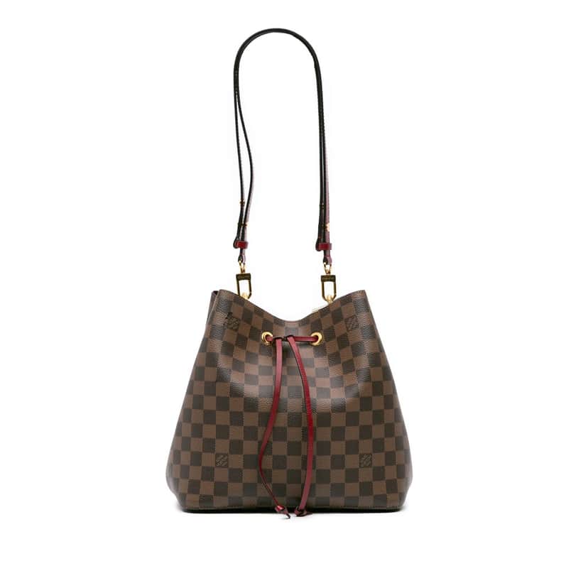 Louis Vuitton Damier Ebene Neonoe MM Brown Canvas Good condition - Front View