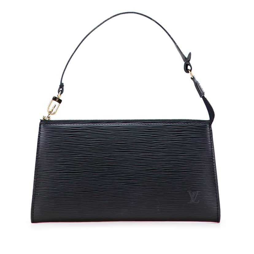 Louis Vuitton Epi Pochette Accessoires Black Leather Good condition - Front View