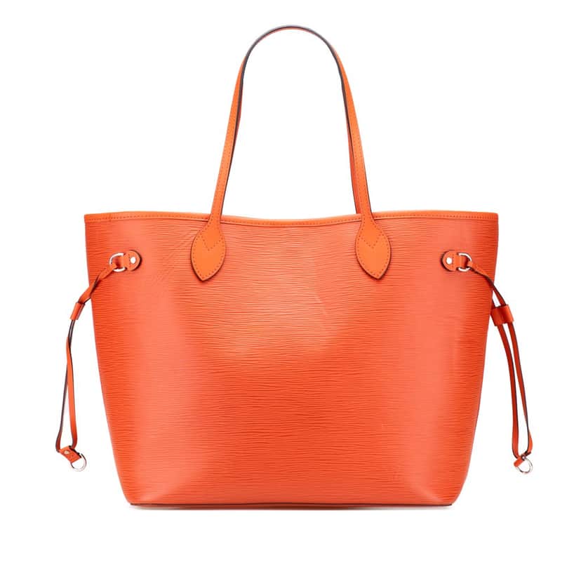 Louis Vuitton Epi Neverfull MM Orange Leather Good condition - Front View