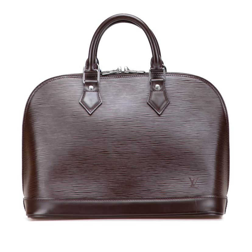 Louis Vuitton Epi Alma PM Brown Leather Good condition - Front View