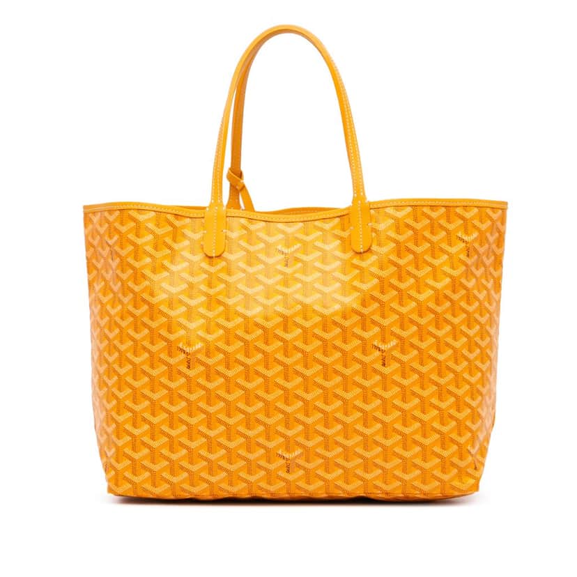 Goyard Goyardine Saint Louis PM Yellow Canvas Good condition - Front View