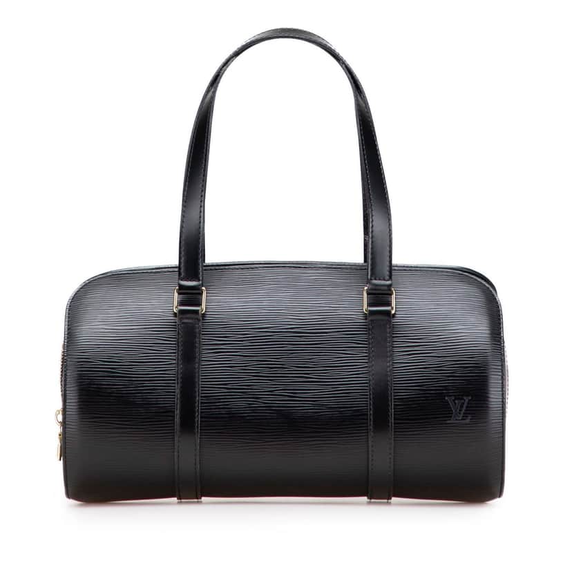 Louis Vuitton Epi Soufflot Black Leather Good condition - Front View