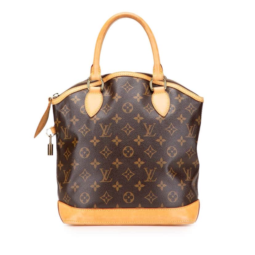 Louis Vuitton Monogram Lockit PM Brown Canvas Good condition - Front View