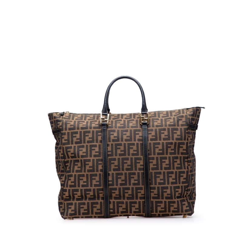 Fendi Zucca Canvas Tote Brown Canvas Good condition - Front View