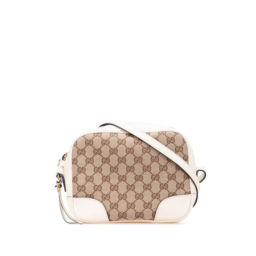 Gucci GG Canvas Bree Crossbody Brown Canvas Good condition - Front View