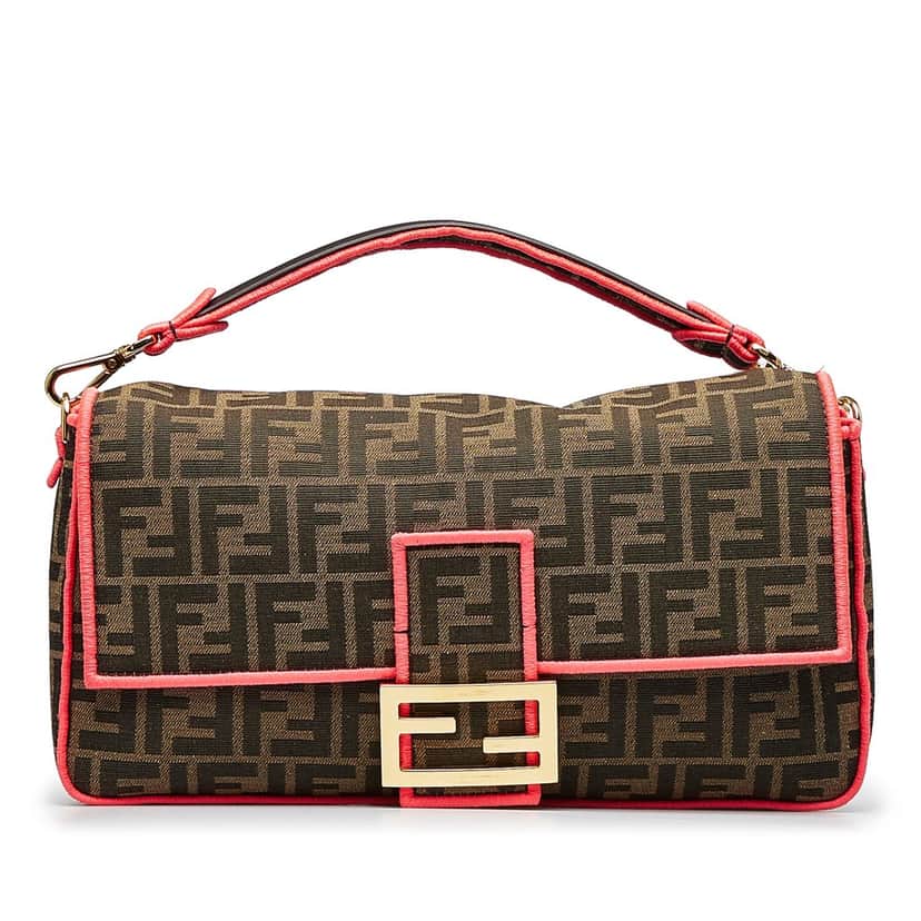 Fendi Fendi Zucca Beguette Brown Canvas Good condition - Front View