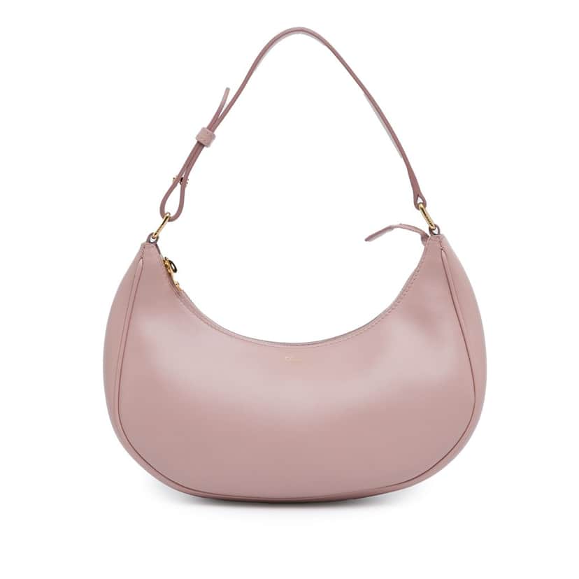 Celine Leather Ava Shoulder Bag Pink Leather Good condition - Front View