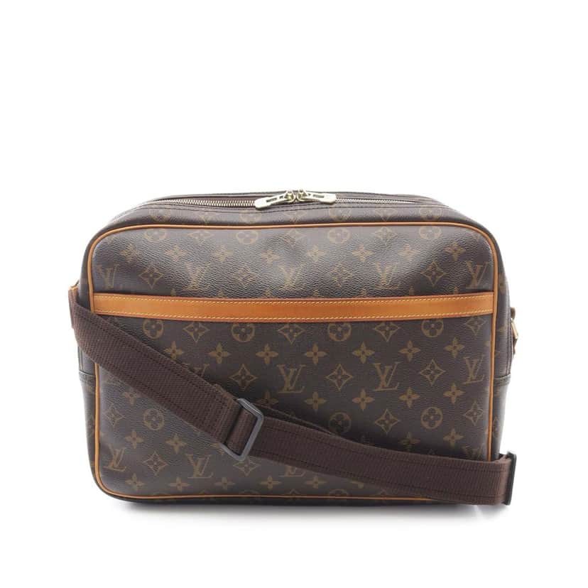 Louis Vuitton Monogram Reporter GM Brown Canvas Good condition - Front View