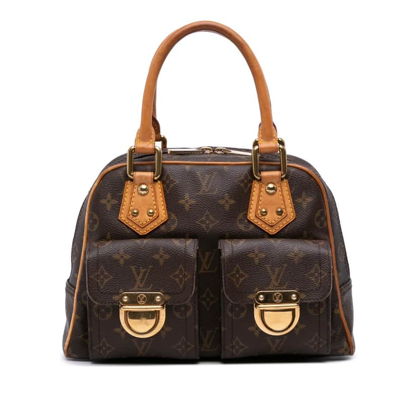 Louis Vuitton Monogram Manhattan PM Brown Canvas Good condition - Front View