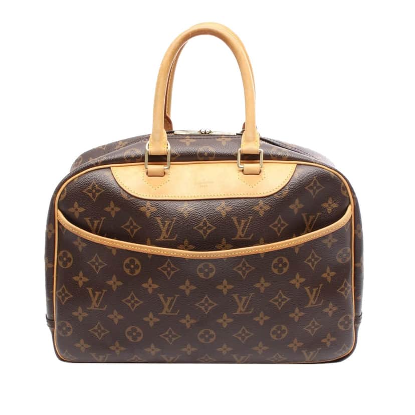 Louis Vuitton Monogram Deauville Brown Canvas Good condition - Front View