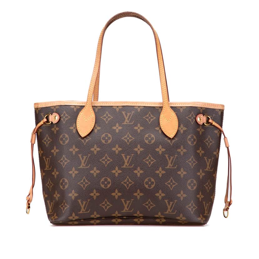 Louis Vuitton Monogram Neverfull PM Brown Canvas Good condition - Front View