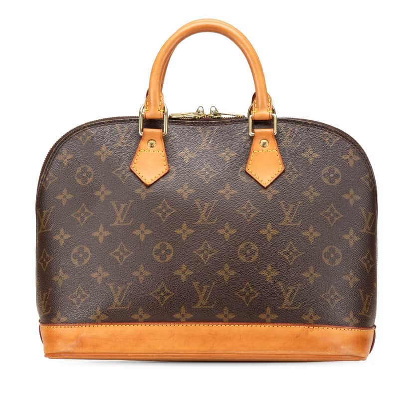 Louis Vuitton Monogram Alma PM Brown Canvas Good condition - Front View