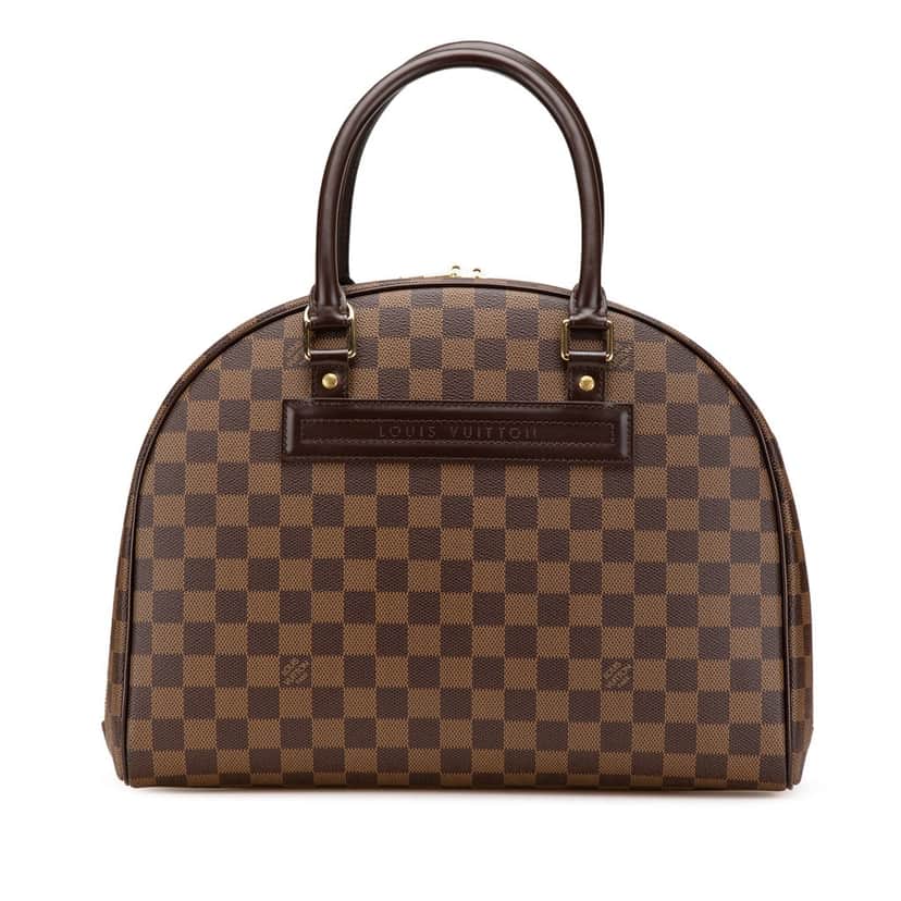 Louis Vuitton Damier Ebene Nolita Brown Canvas Good condition - Front View