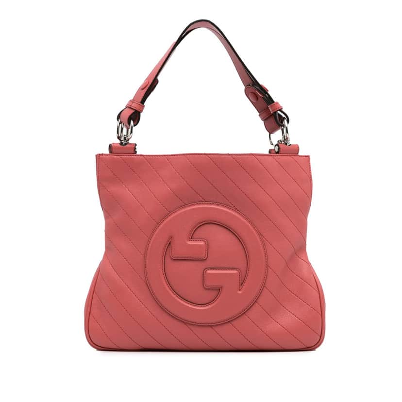 Gucci Small Blondie Satchel Pink Leather Good condition - Front View