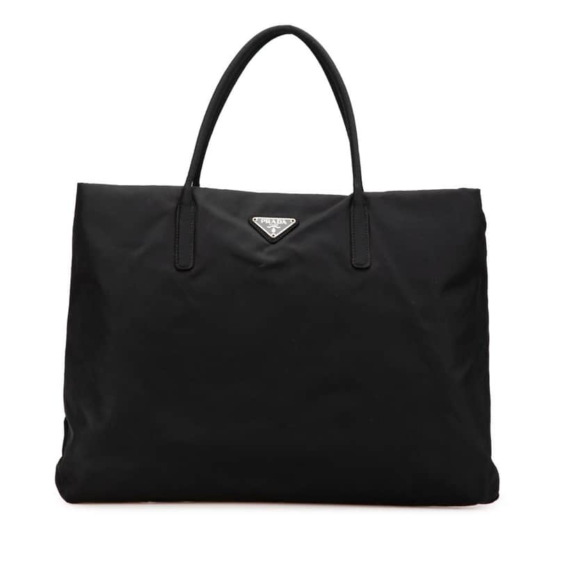 Prada Tessuto Tote Black Good condition - Front View