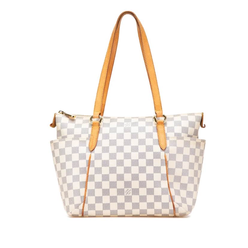 Louis Vuitton Damier Azur Totally PM White Canvas Good condition - Front View