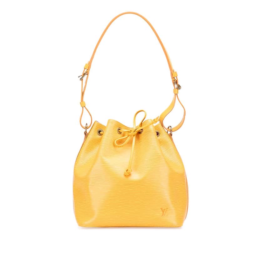 Louis Vuitton Epi Petit Noe Yellow Leather Good condition - Front View